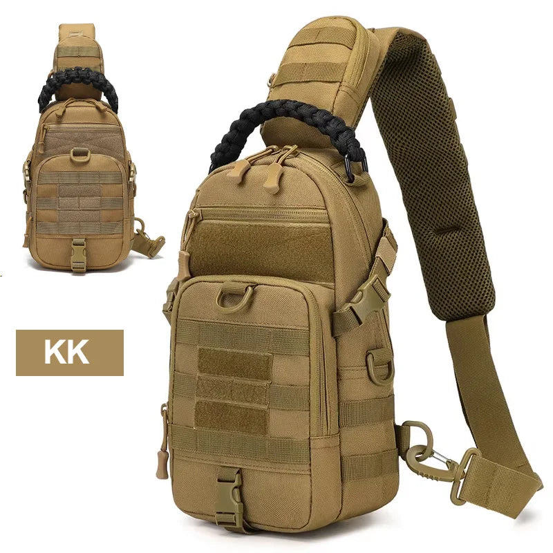 Bolsa de pecho para acampar para hombre, riñonera deporti...
