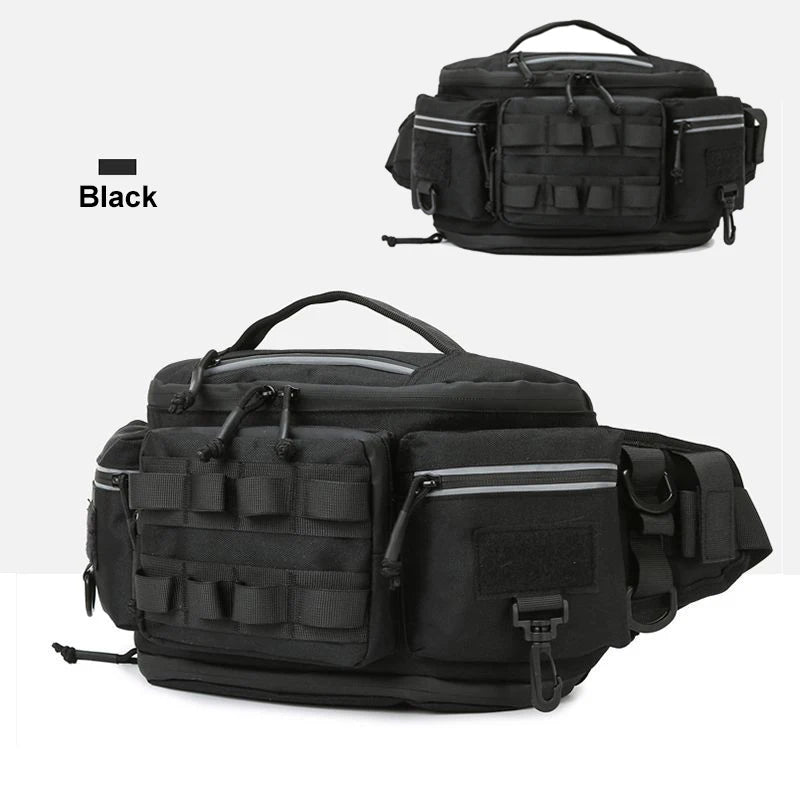 Riñonera táctica para pesca con señuelo, mochila de viaje...