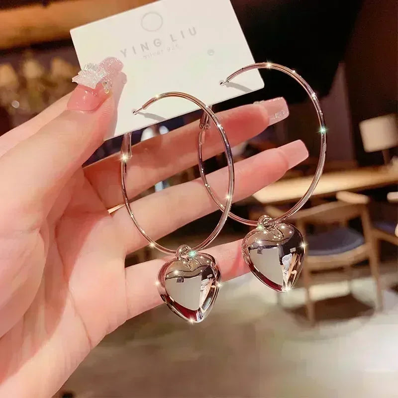 Nuevos pendientes cuadrados de circonita de cristal marró...