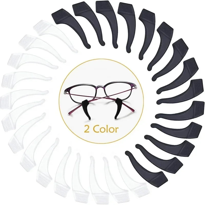 Ganchos Silicona Antideslizantes para Orejas de Gafas - Anticaída