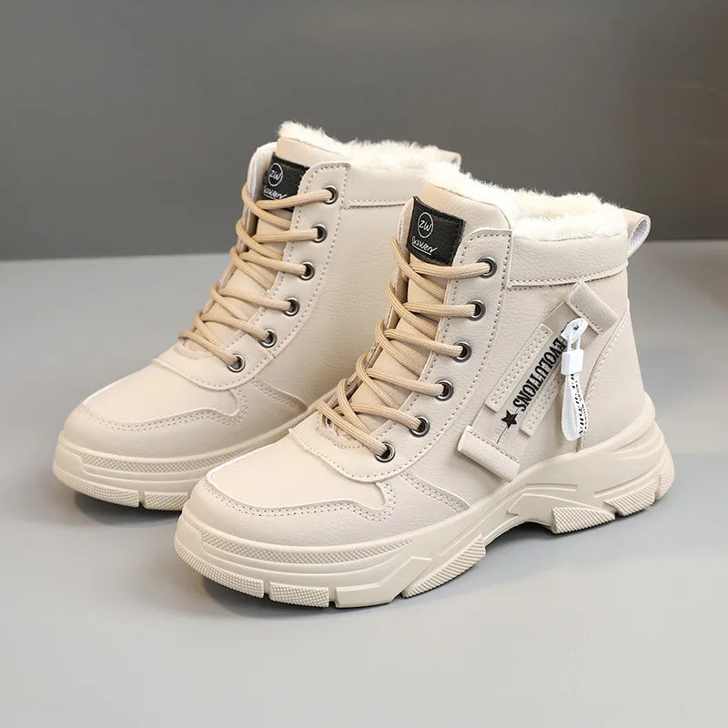 Nuevas botas de invierno para mujer, zapatillas de deport...