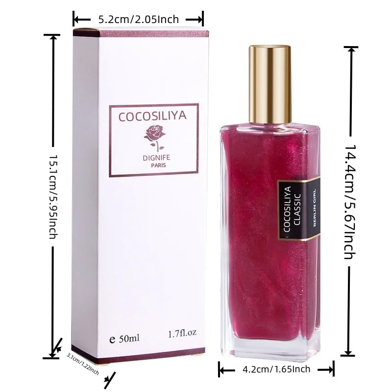 50ml Berlin Girl Women Shimmer Quicksand Eau de Parfum, P...