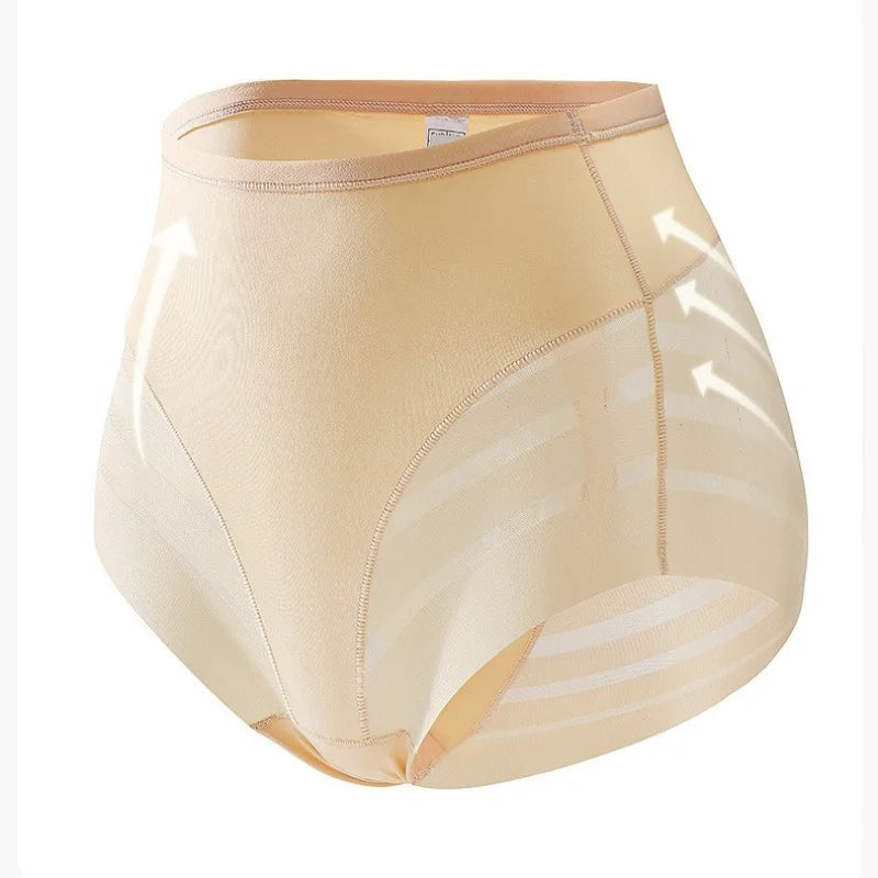 Set of three medium waist shaping fajas by Corporación Turística, featuring comfortable, body-sculpting fabric for a smooth fit.