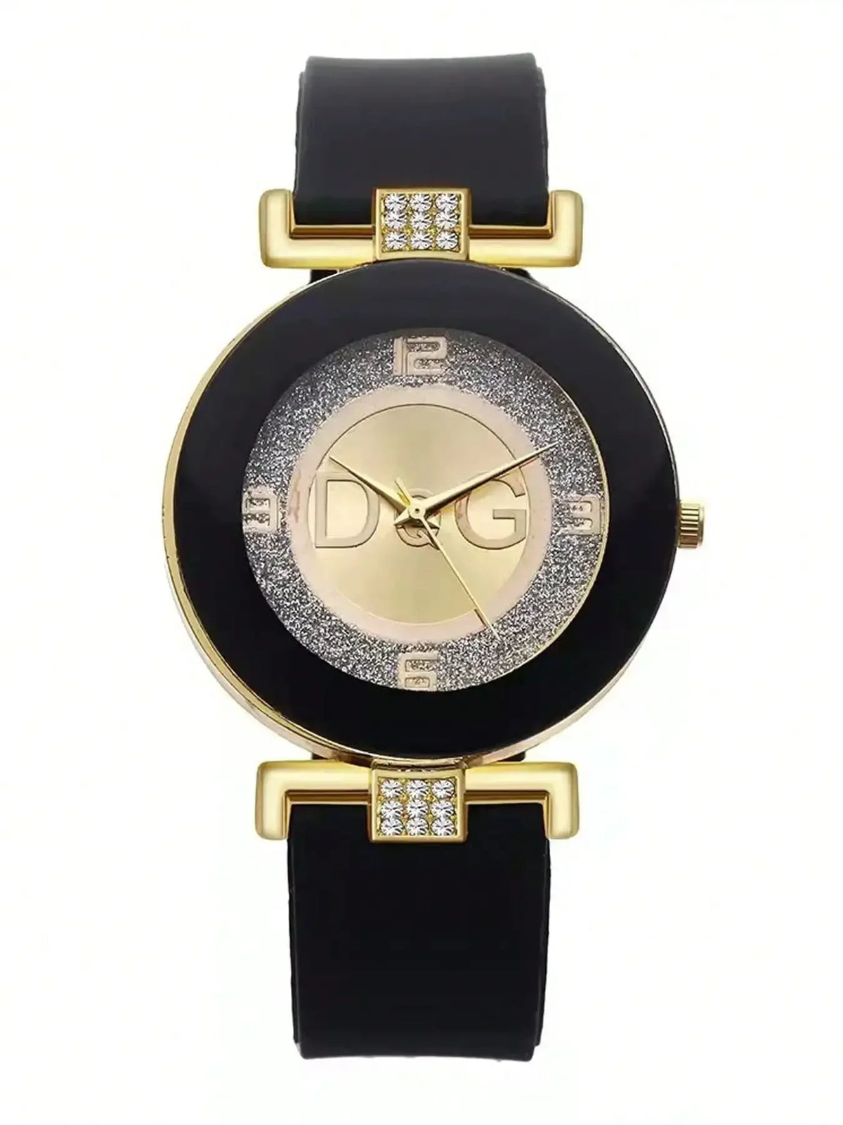 Reloj de Cuarzo Clásico de Moda con Esfera Grande de Sili...