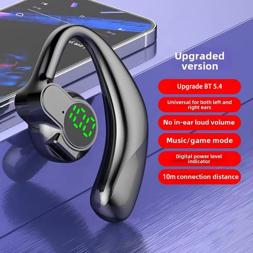 Auriculares Bluetooth Aideepen 5.4 - Inalámbricos Con Gancho Oreja