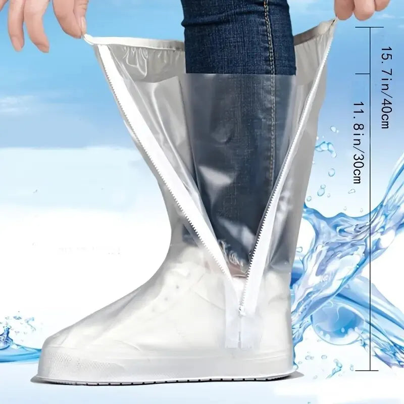 Unisex high-quality shoe covers from Corporación Turística, protecting footwear with durable, waterproof material.