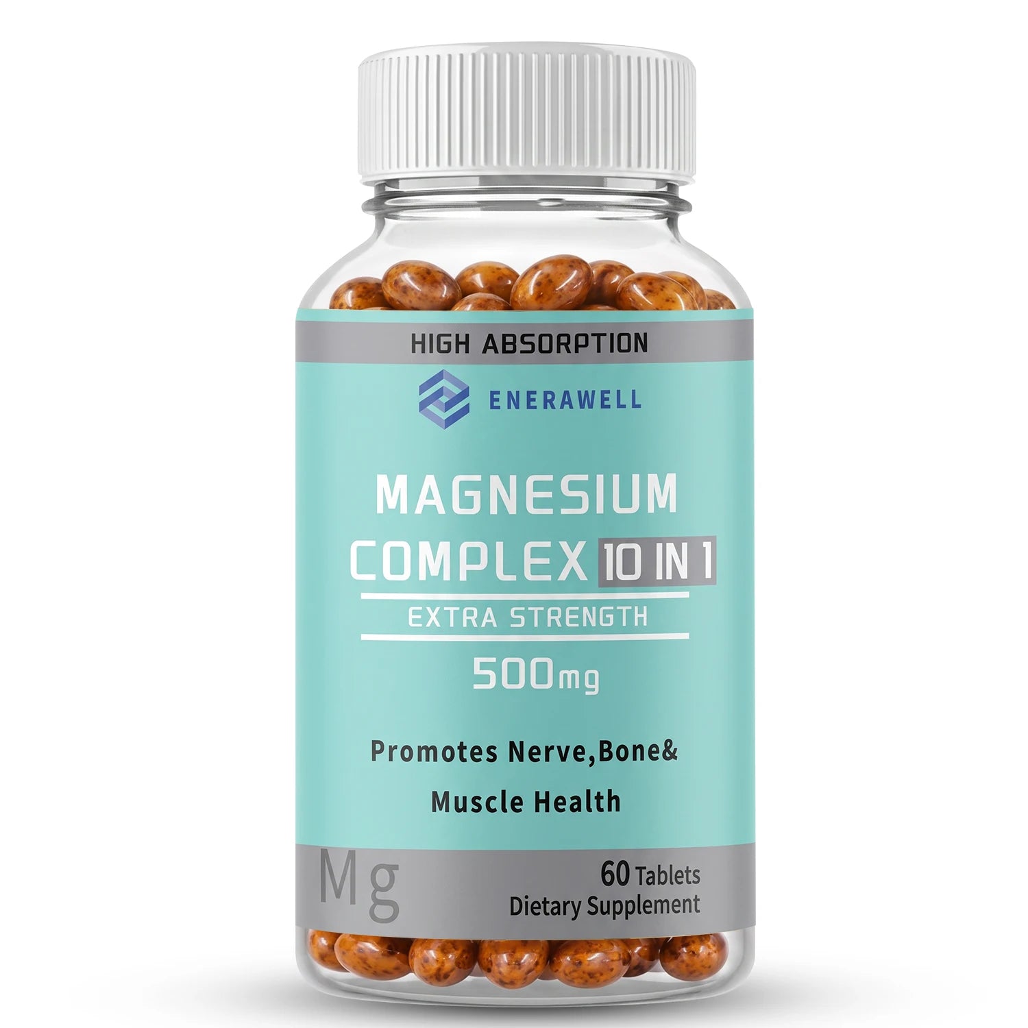 Cápsulas de Complejo de Magnesio 10 en 1 - Suplemento par...