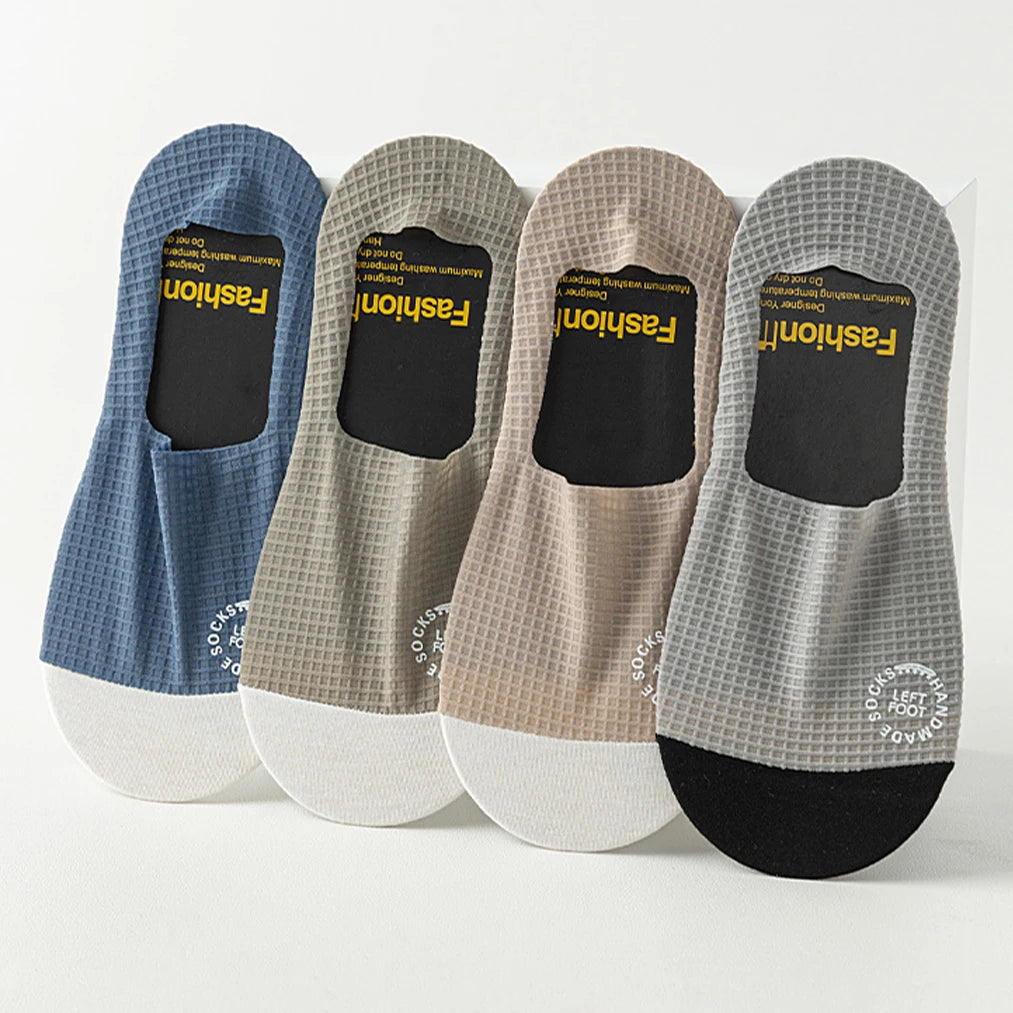 3 pares de calcetines invisibles para hombre, calcetines ...