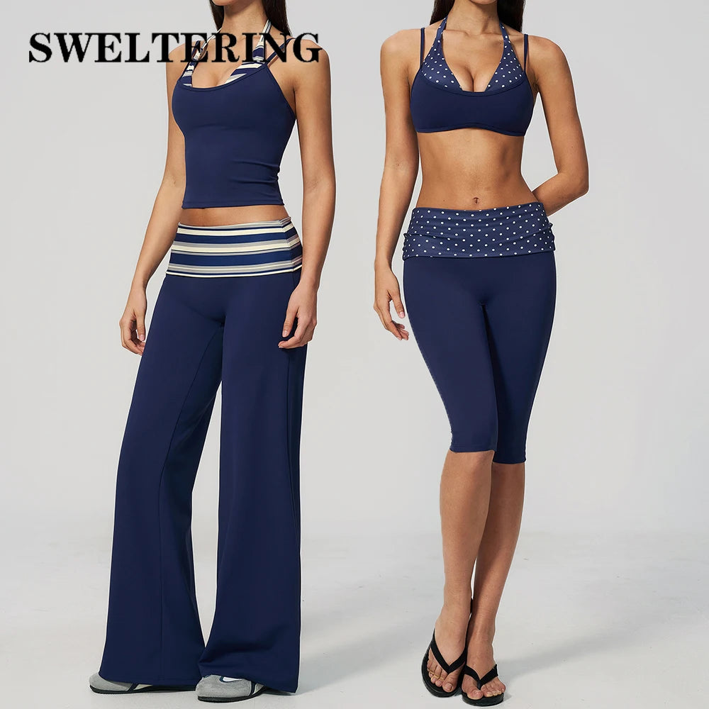 Conjunto de Yoga de 2 Piezas, Conjunto Deportivo para Muj...