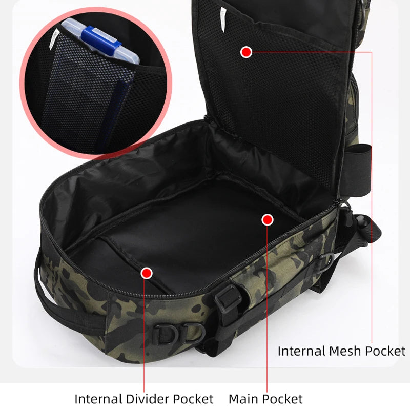 Mochila Táctica para Exteriores, para Campismo, Escalada,...
