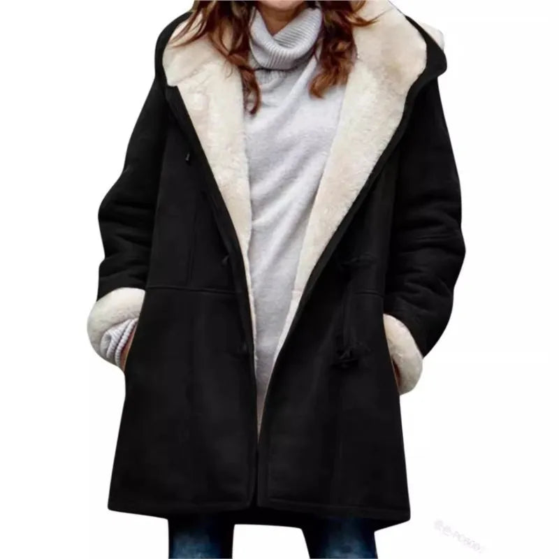 Nuevo Abrigo de Mujer para Otoño e Invierno 2026 con Capu...