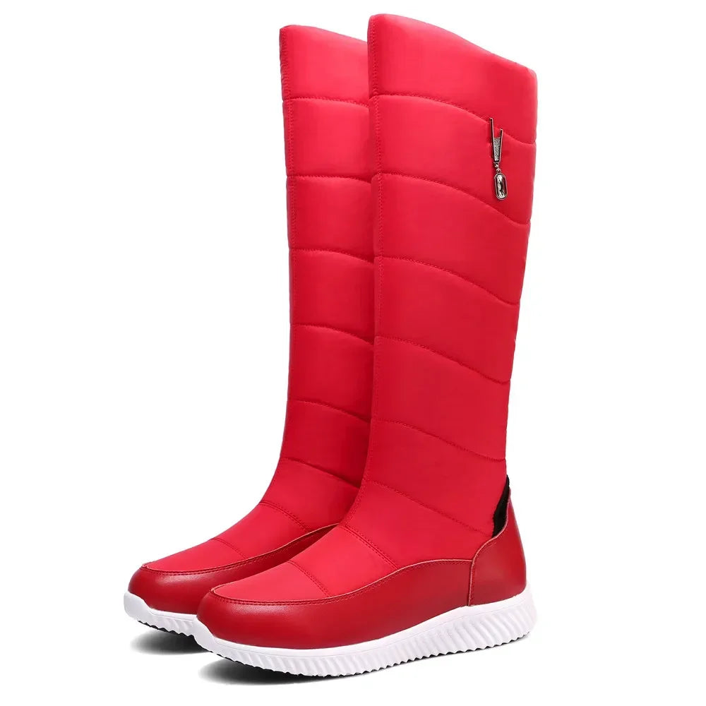 Botas de Nieve para Mujer 2026, Cálidas, de Felpa, Cuero ...