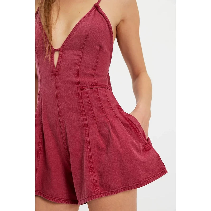 Mono corto vaquero retro Y2K de verano para mujer con cue...