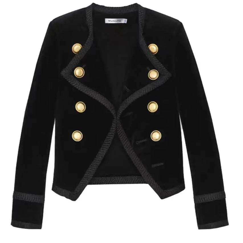 Chaqueta corta para mujer, abrigo, Otoño Invierno, traje ...