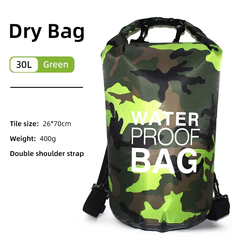 Paquete de natación de PVC, mochila seca para mujeres y h...