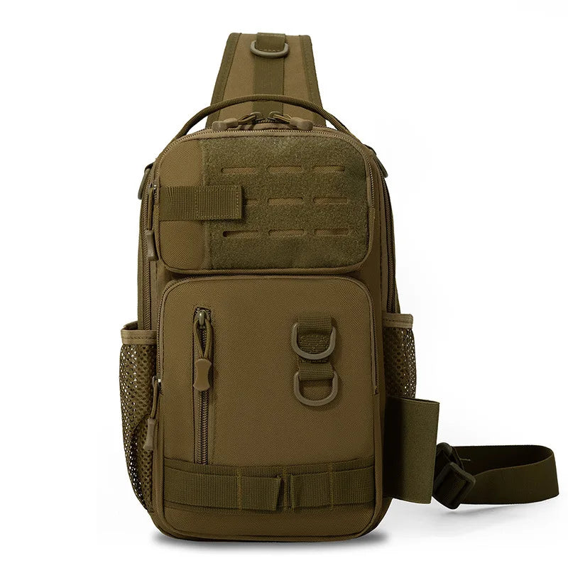 Bolsa táctica para aparejos de pesca, mochila con soporte...