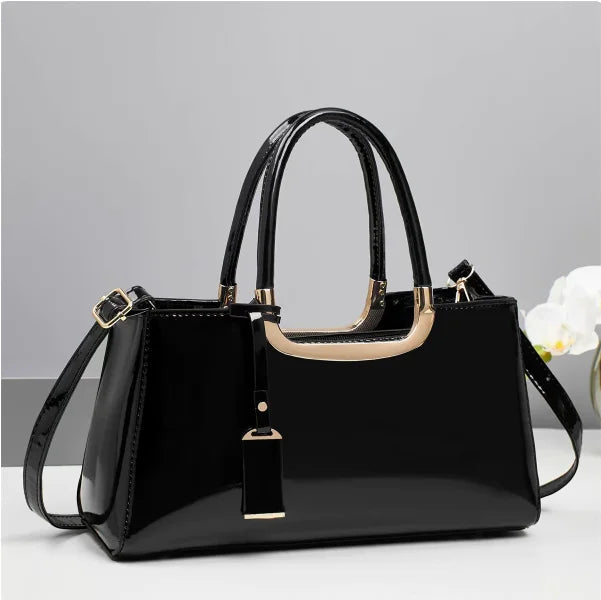 Western style women's shoulder bag by Corporación Turística featuring suede material and decorative stitching.