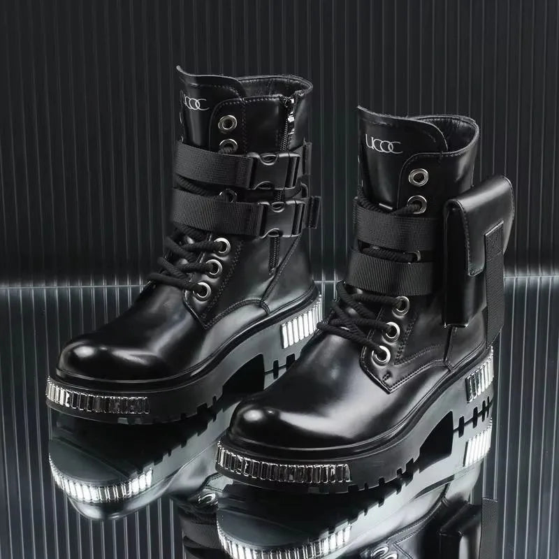 Botas de Invierno para Hombre 2025, Blancas, de Terciopel...