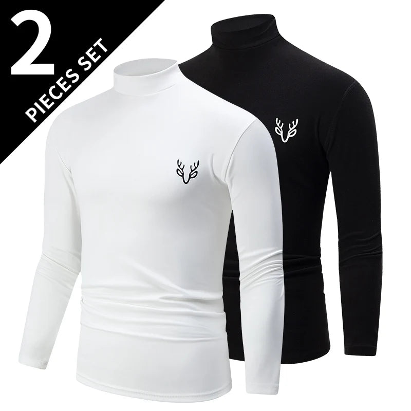 Paquete de 1/2 abrigo trasero de cuello alto para otoño/i...