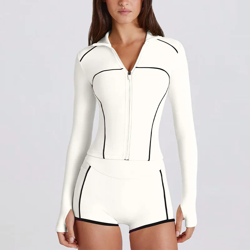 Nueva ropa de yoga de secado rápido, moda deportiva de ma...