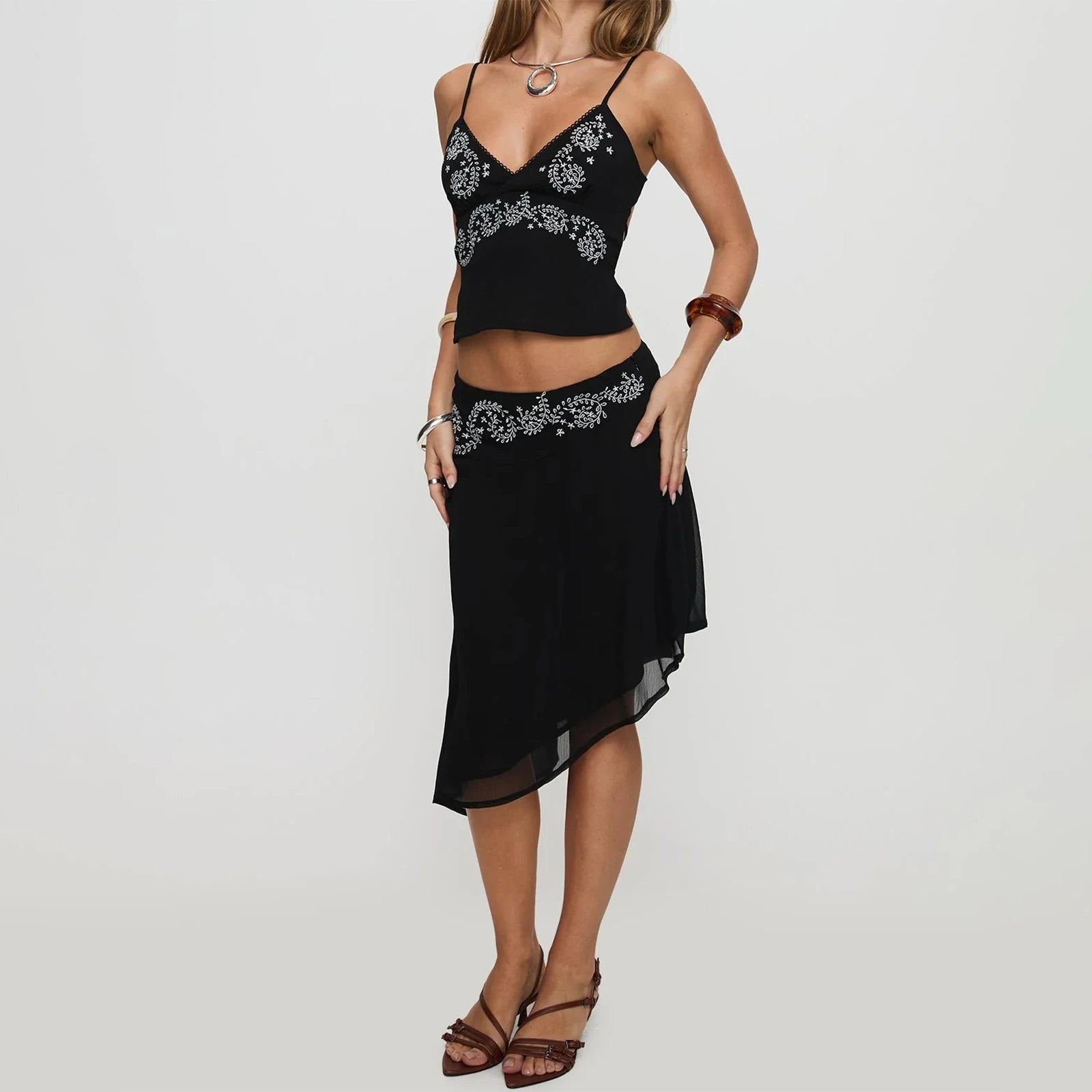 Conjunto de ropa a juego de 2 piezas para mujer, conjunto...