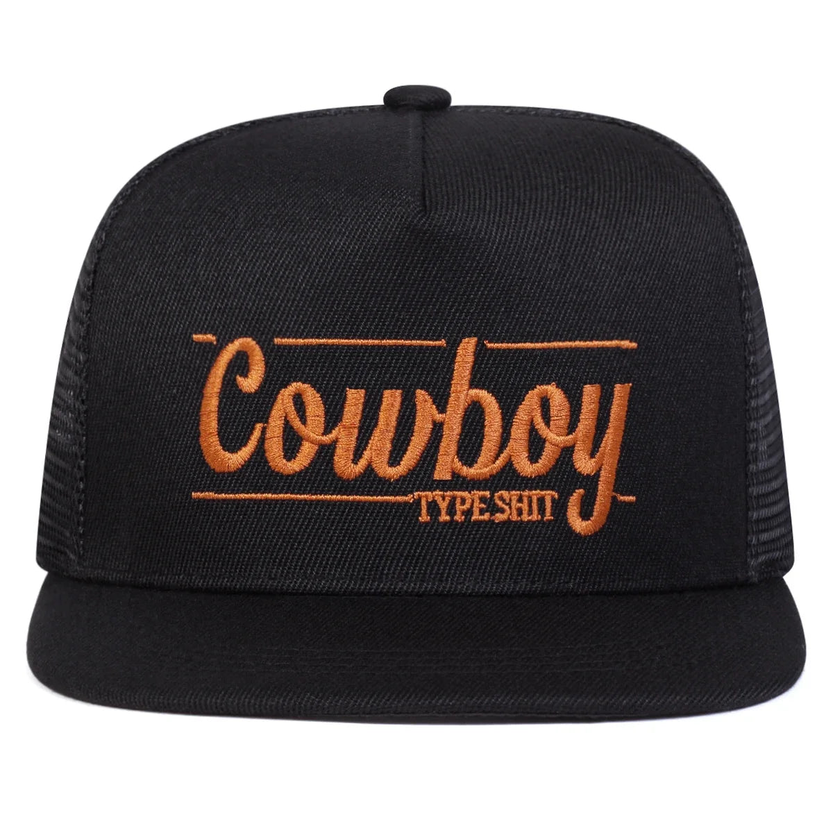 Gorra Cowboy Unisex Hip-Hop Bordada - Casual Verano Protección Solar - Corporación Turística