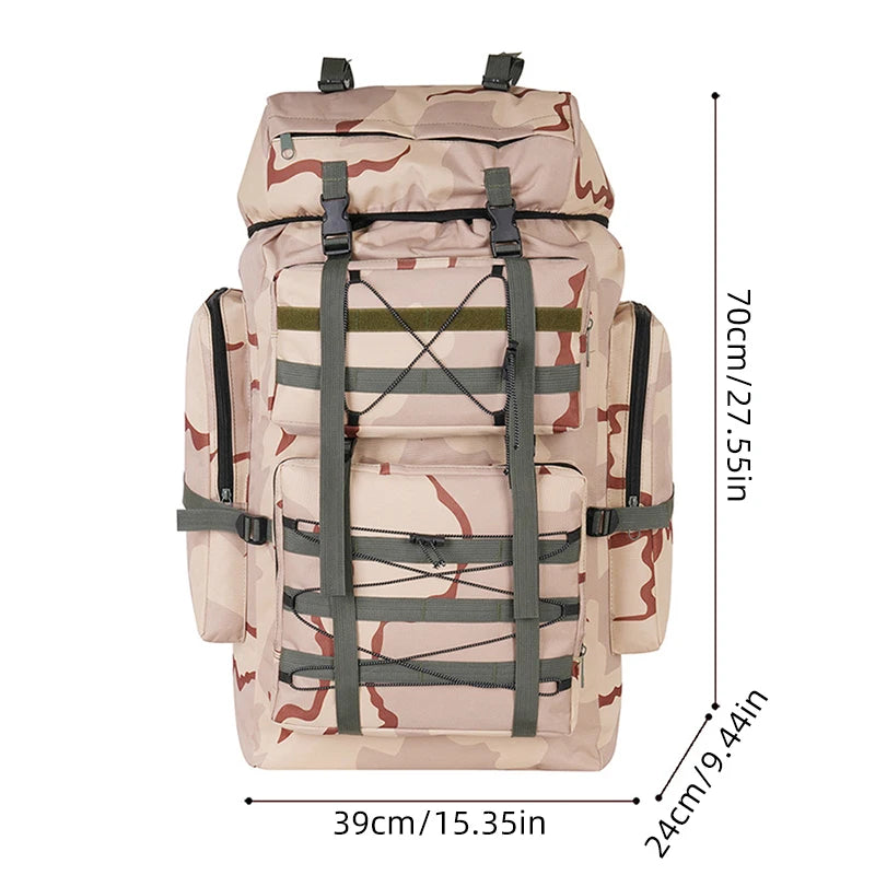 Mochila táctica para acampar y escalar, mochila grande de...