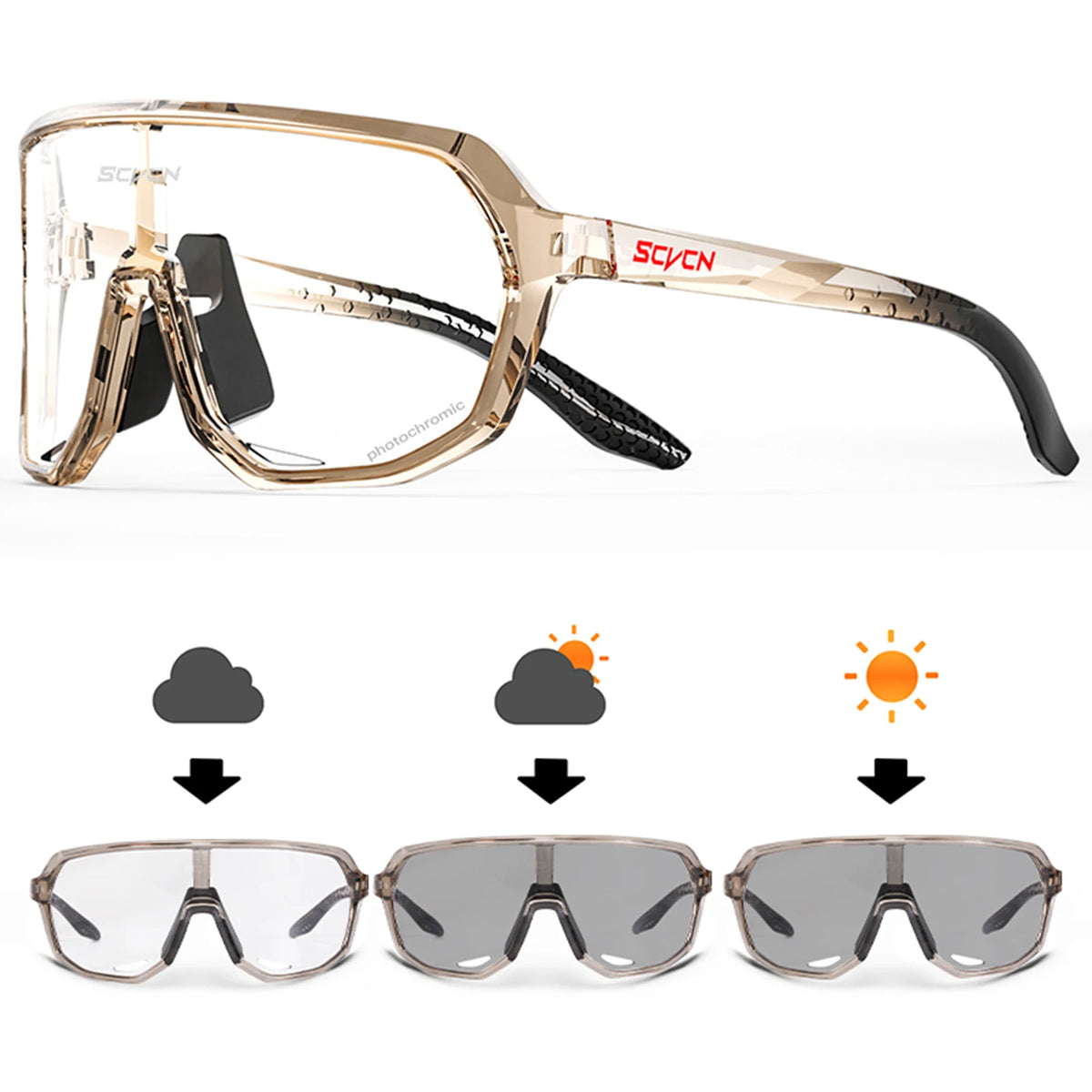 Gafas fotocromáticas SCVCN para ciclismo, gafas para depo...