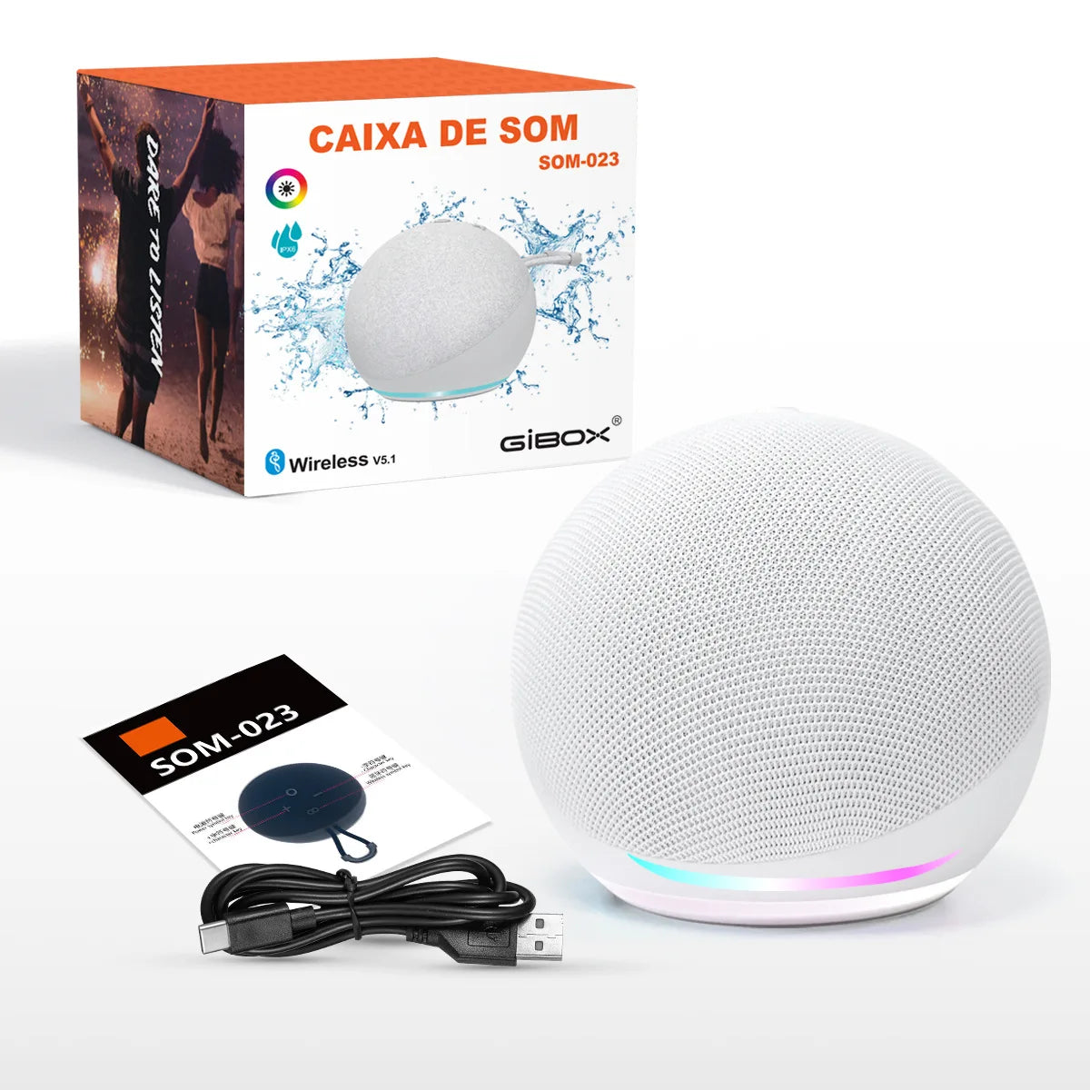 Altavoz Bluetooth Owl Mini Portátil Exterior Alexa Sonido HD