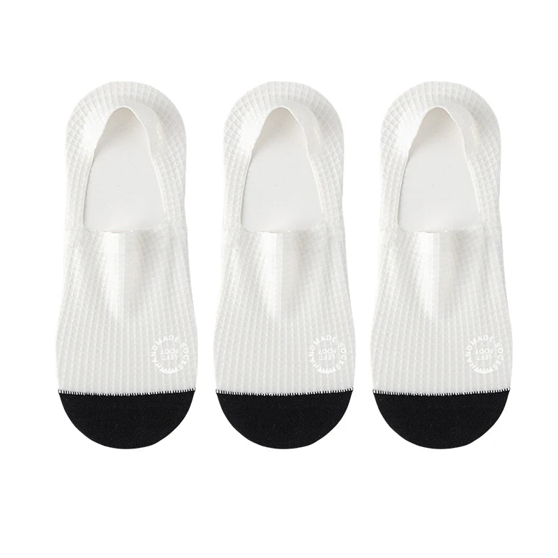 3 pares de calcetines invisibles para hombre, calcetines ...
