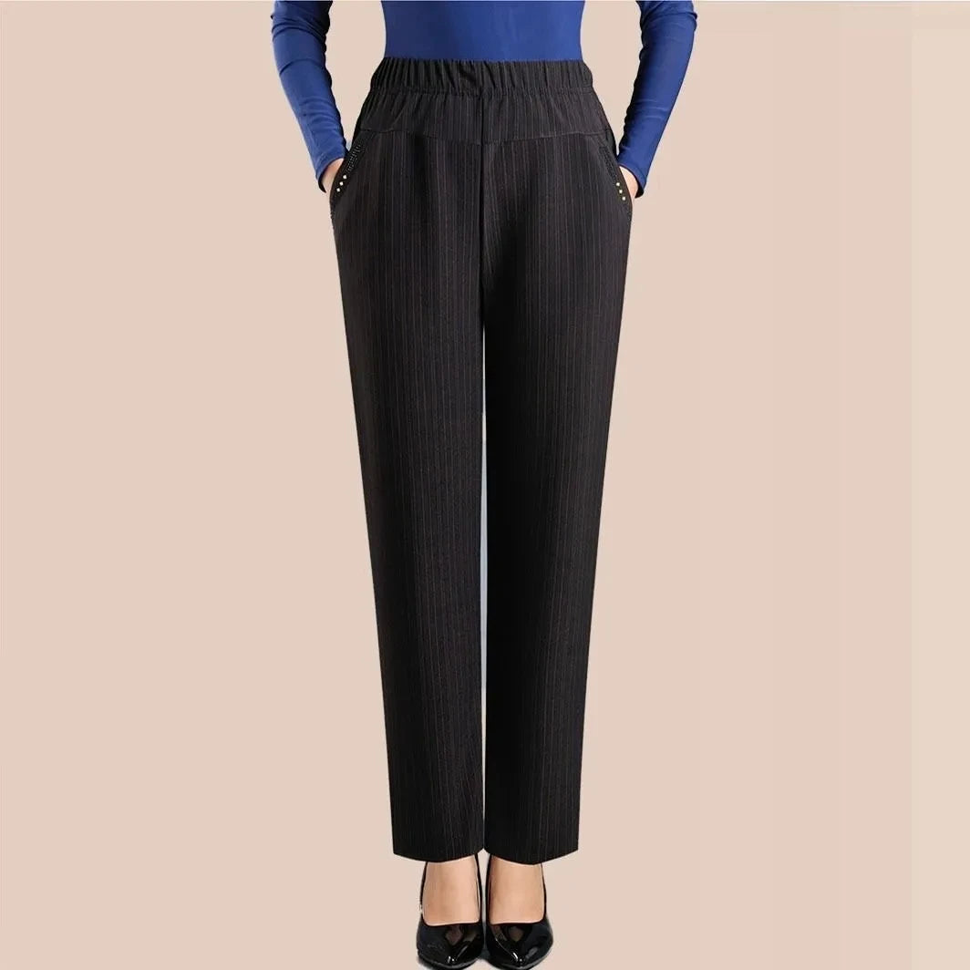 Pantalones Mujer Cintura Alta Elásticos OKXGNZ Otoño Invierno XL-9XL