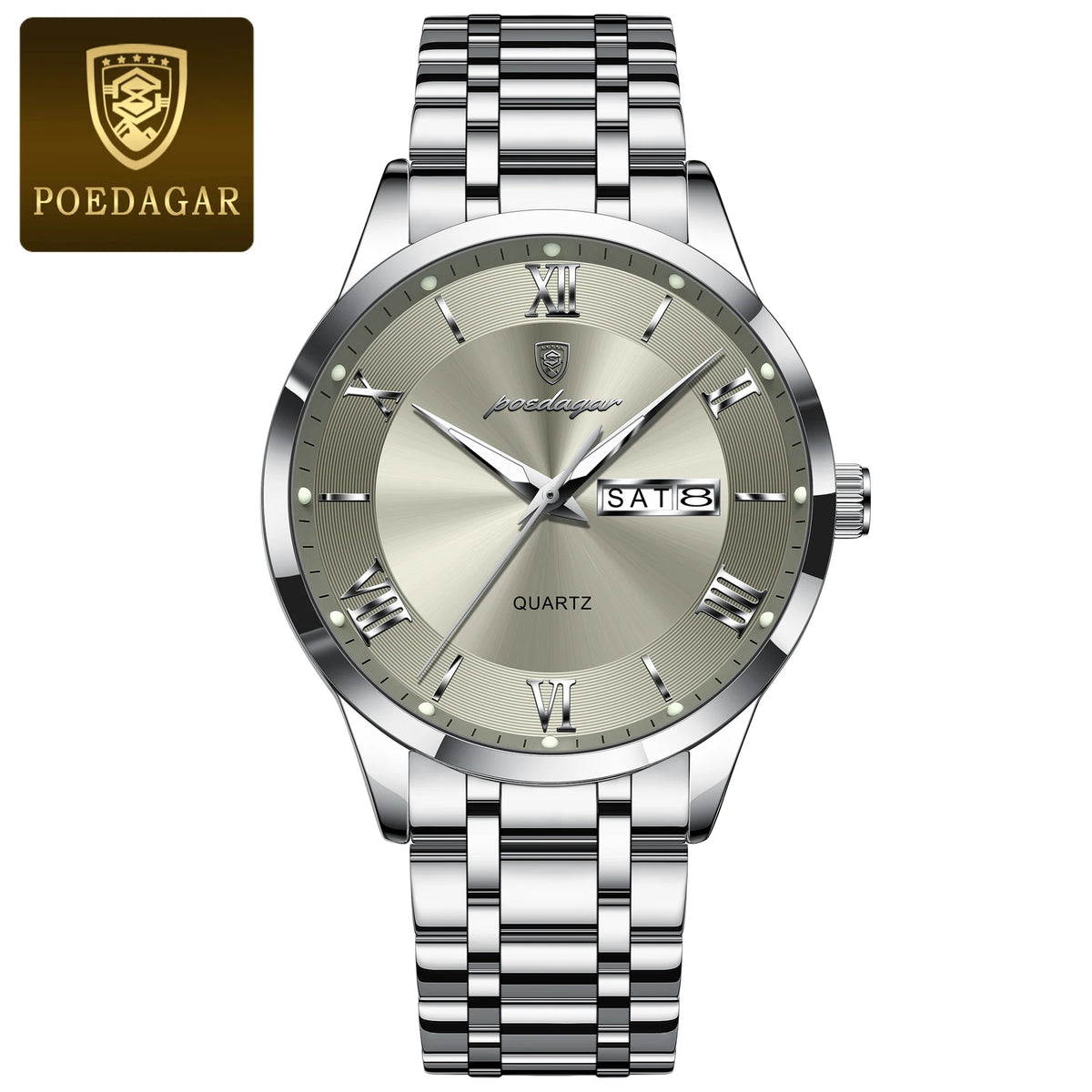 Reloj POEDAGAR de lujo a la moda para hombre, Reloj de pu...
