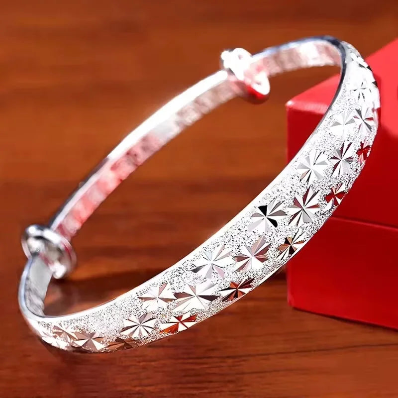 Pulseras románticas originales de plata de ley 925 con fo...
