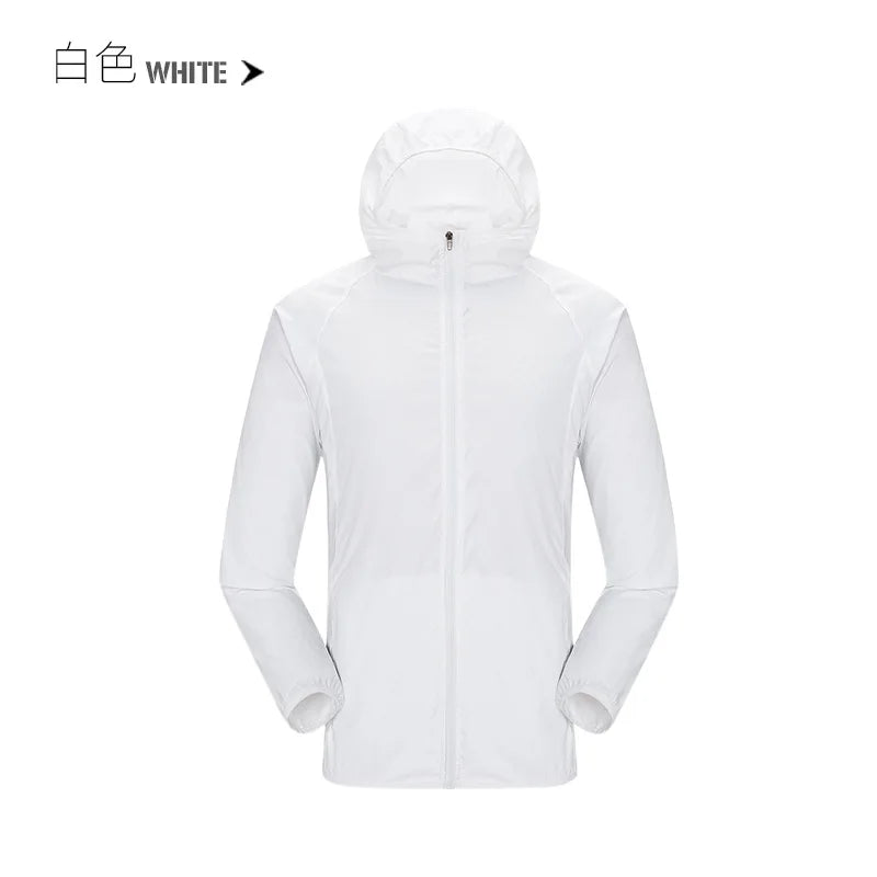 Chaqueta de lluvia para acampar para hombre y mujer, ropa...