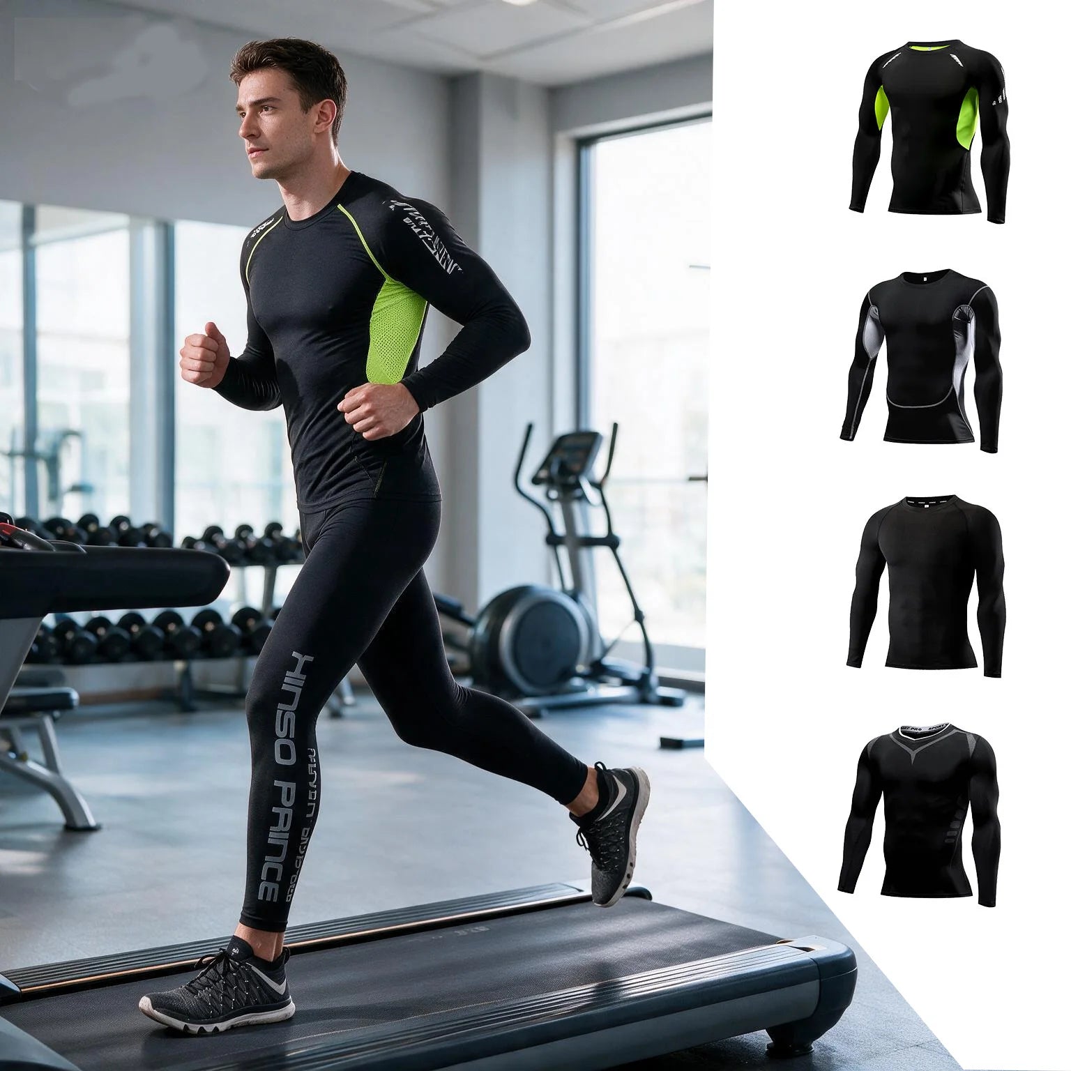 Conjunto Deportivo de Compresión para Hombre 2026, Traje ...