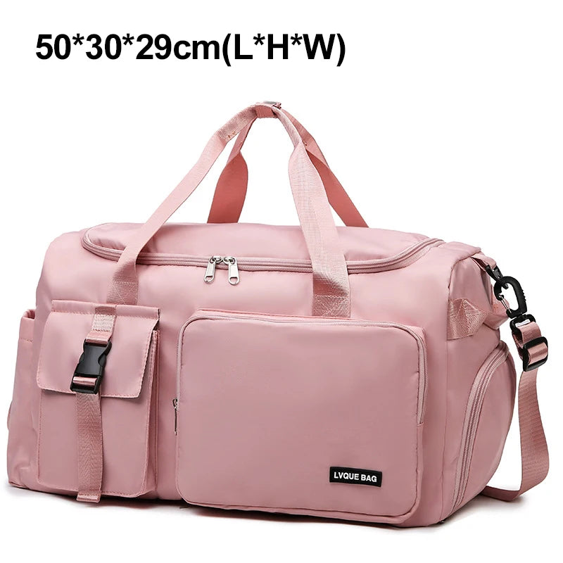 Bolsa de gimnasio deportiva, bolsos húmedos y secos de vi...