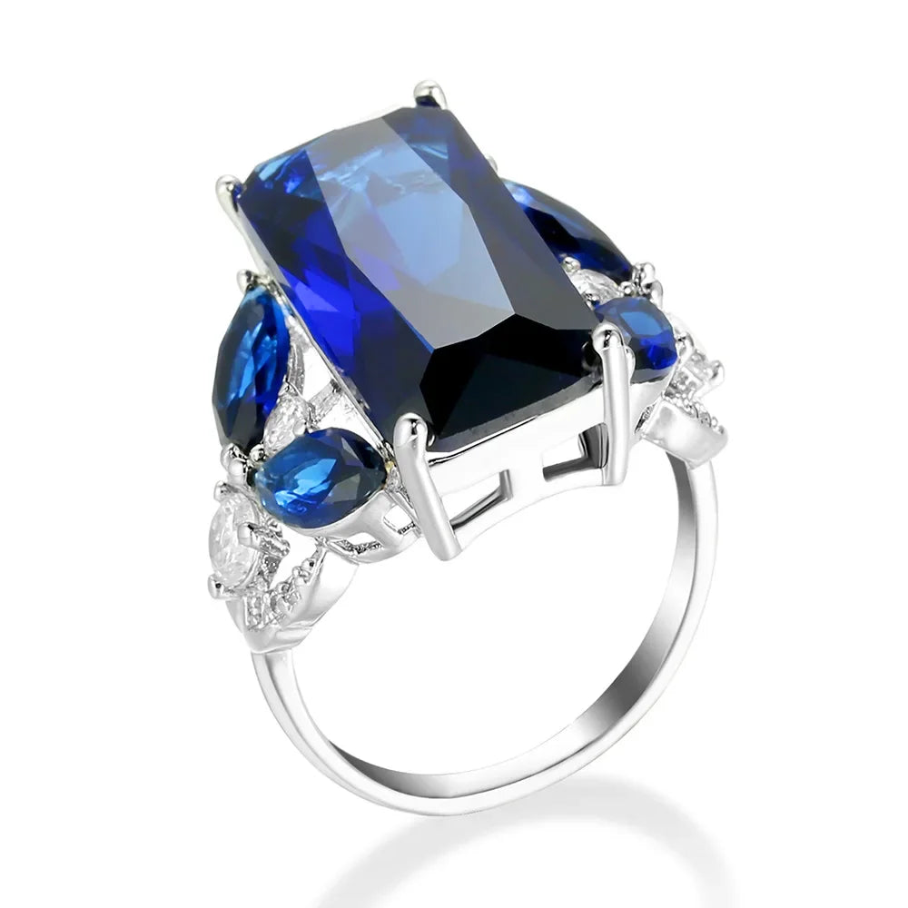 Anillo de Plata de Ley 925 auténtica para mujer, joyería ...
