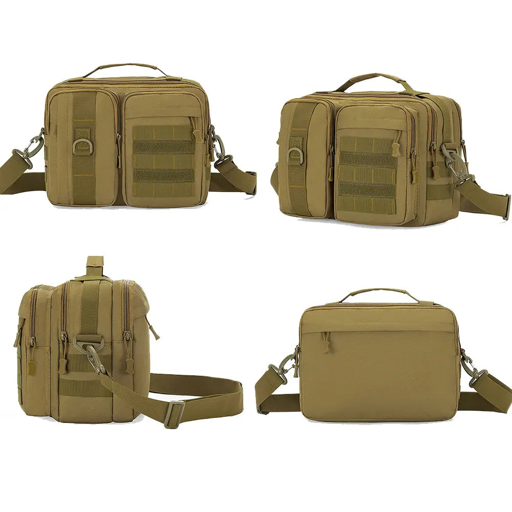 Bolsa Táctica Cruzada de Senderismo, Bolso de Hombro para...