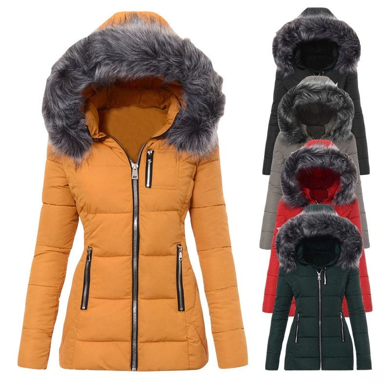 Parkas para mujer, chaqueta de algodón, abrigo de inviern...
