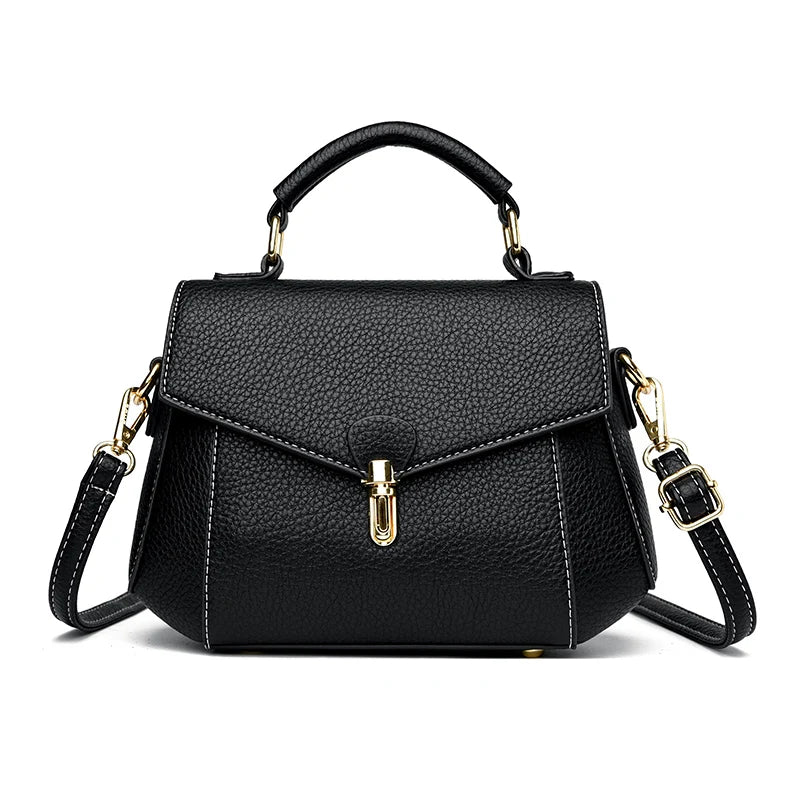 Small high-quality women's shoulder bags from Corporación Turística, stylish and compact bandoleras with modern design.