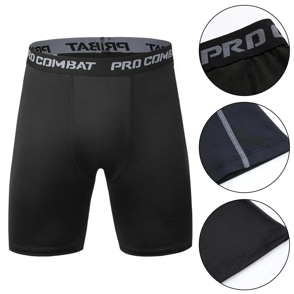 Men's compression shorts from Corporación Turística, snug athletic leggings designed for comfort and support during workouts.
