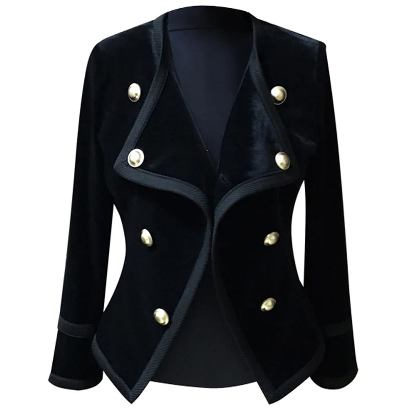 Chaqueta corta para mujer, abrigo, Otoño Invierno, traje ...