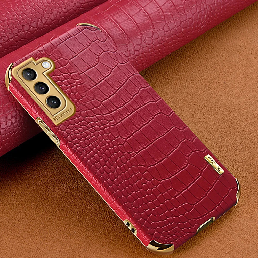 Leather Samsung Galaxy S23 Ultra case with patterned design by Corporación Turística, featuring a sleek and stylish protective cover.