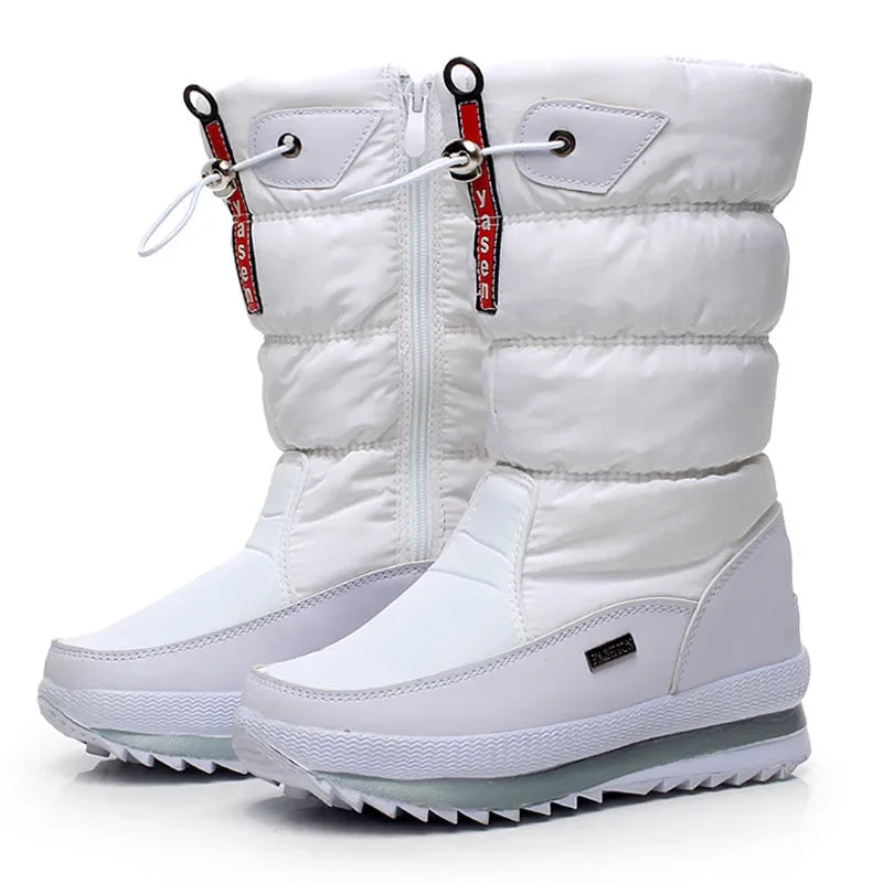 Botas de nieve cálidas a la moda para Mujer, Botas de inv...