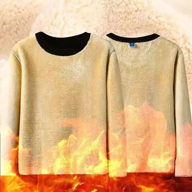 Camiseta Térmica Polar Hombre - Moda Coreana Invierno Cálido - Corporación Turística