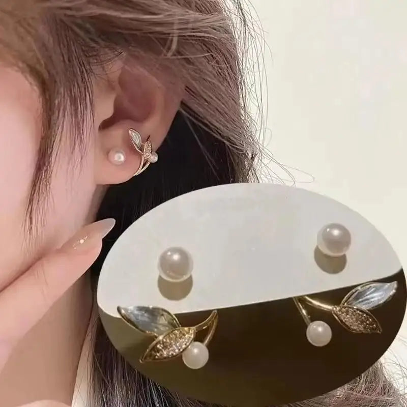Pendientes colgantes de circonio de moda coreana para muj...