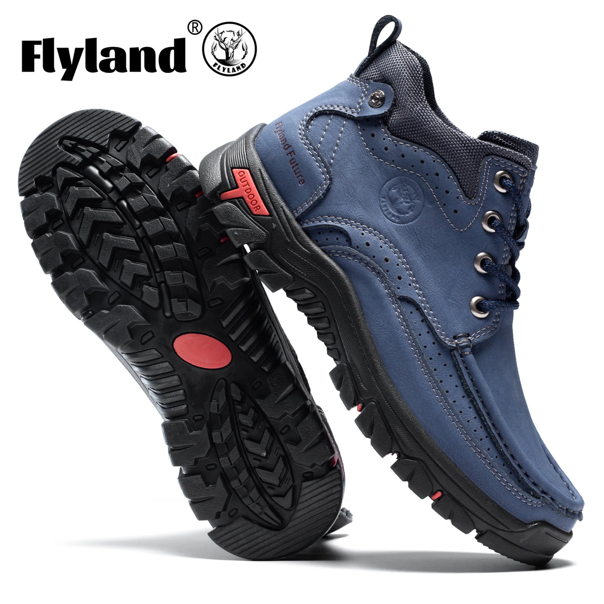 FLYLAND Botas Chukka para Hombre Zapatos Casuales de Cuer...