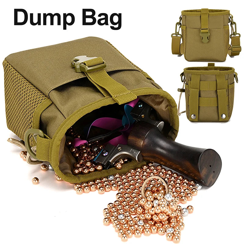 Bolsa Táctica Molle con Cordón para Cinturón, Riñonera, B...