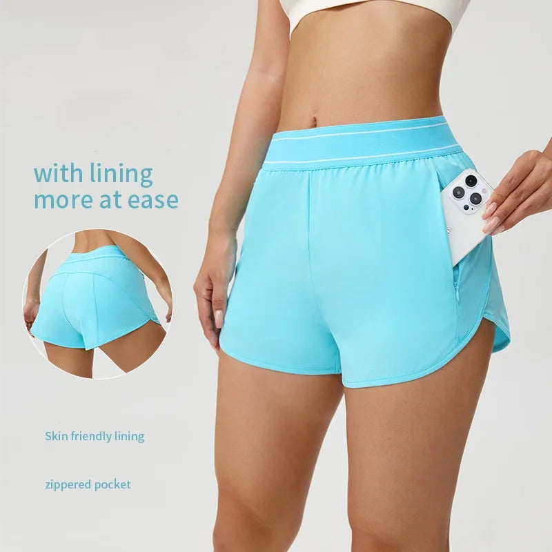 Shorts de Yoga, Secado Rápido para Vacaciones al Aire Lib...
