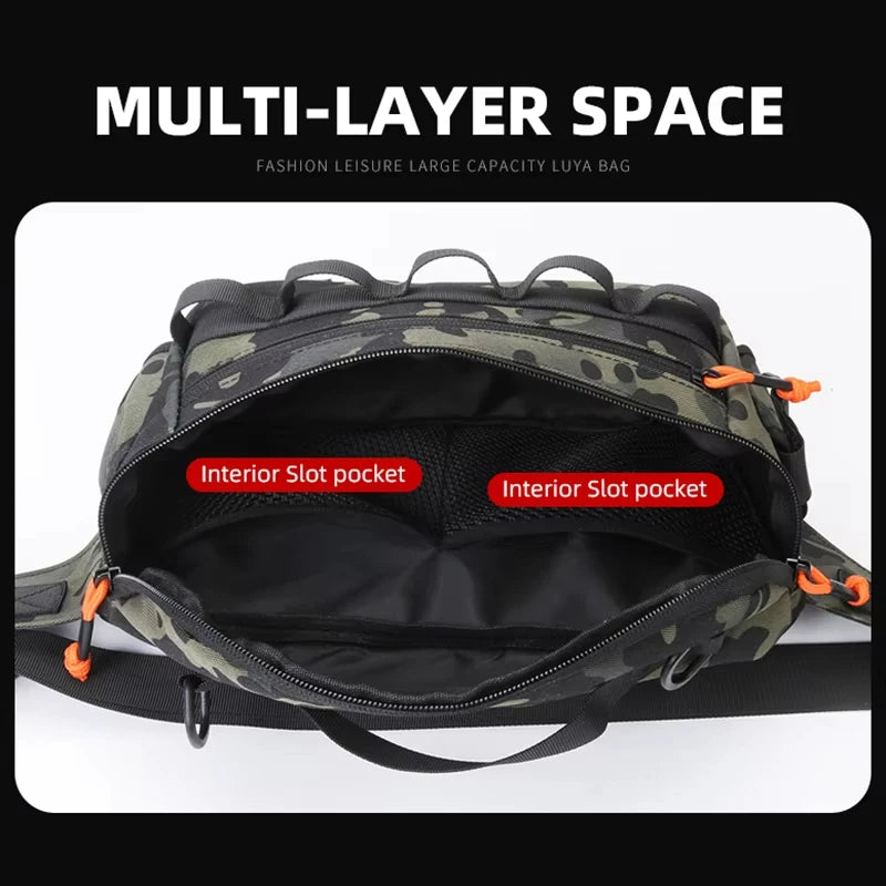 Riñonera táctica, mochila de cintura y pecho para exterio...